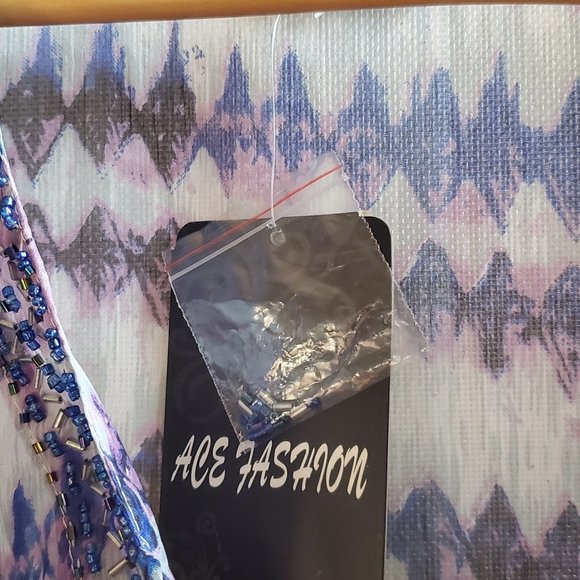 Aztec Sheer Beach Cover Up - Picture 4 of 4